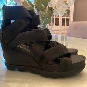 Joanie II Strap Sandals in Black - Size 9.5 M